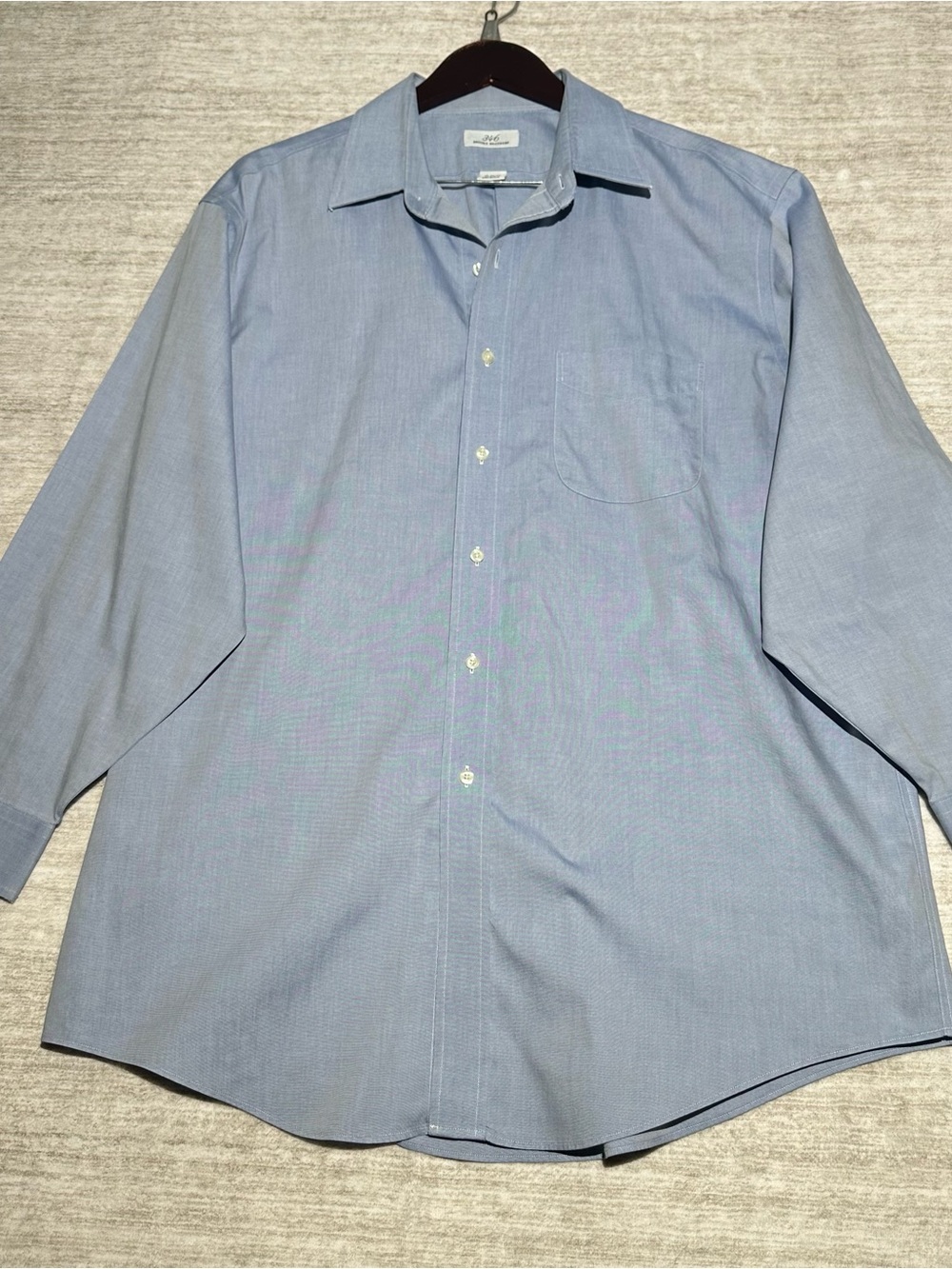 Brooks Brothers Light Blue Men's Dress Shirt - Classic Button-Down